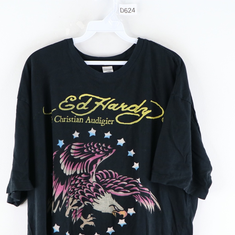 Vtg Ed Hardy Christian Audigier Eagle T Shirt - Picture 2 of 7